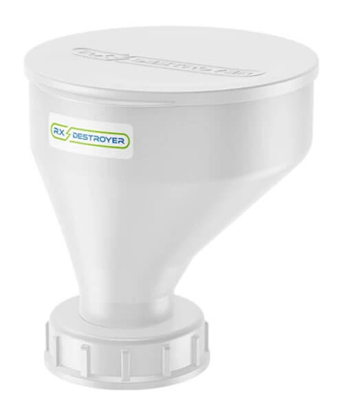 Rx Destroyer™ 32 oz. Deluxe Transparent Funnel with Lid