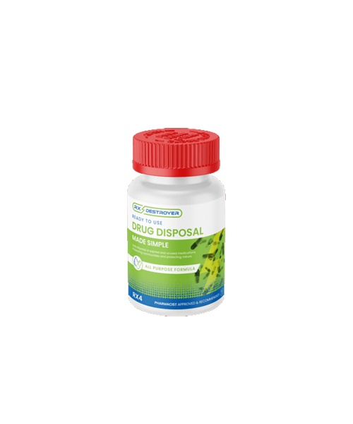 Rx Destroyer Instant Drug Disposal System, 4 oz. bottle