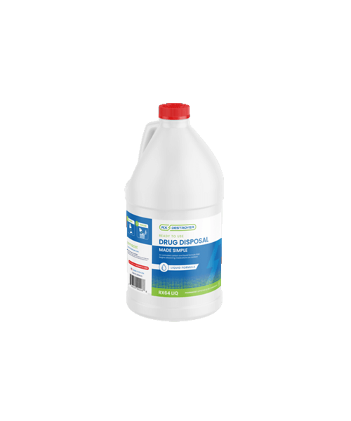 Rx Destroyer Instant Drug Disposal System, Liquids Only, 64 oz. bottle