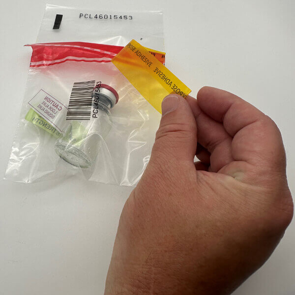 Tamper Evident Security Bags, Numbered with Receipt